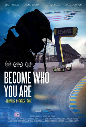 Become Who You Are: 4 Drivers, 4 Stories, 1 Race Poster
